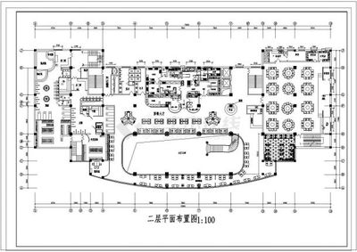 某地区酒店平面设计图